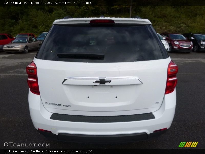 Summit White / Jet Black 2017 Chevrolet Equinox LT AWD