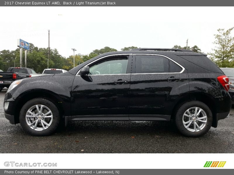 Black / Light Titanium/Jet Black 2017 Chevrolet Equinox LT AWD