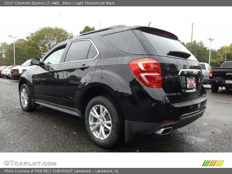 Black / Light Titanium/Jet Black 2017 Chevrolet Equinox LT AWD