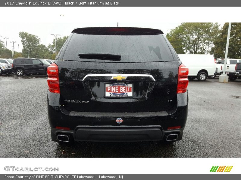 Black / Light Titanium/Jet Black 2017 Chevrolet Equinox LT AWD