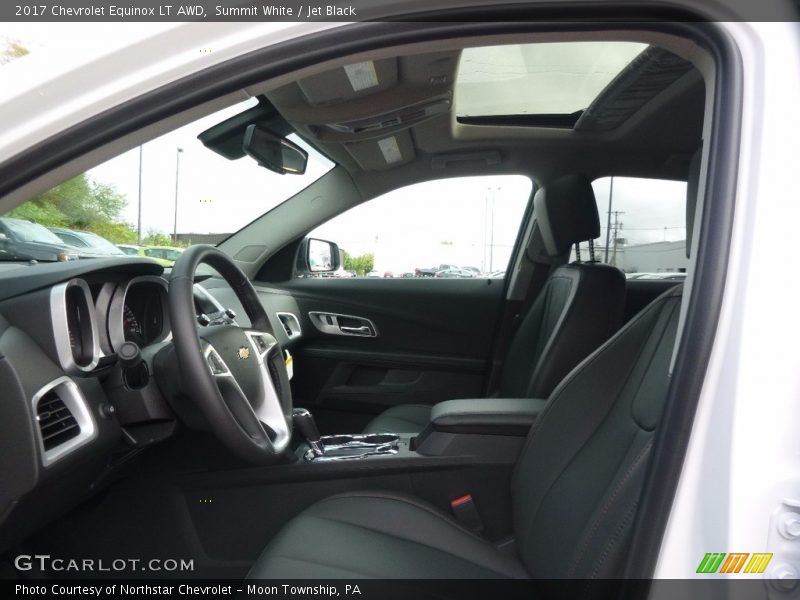 Summit White / Jet Black 2017 Chevrolet Equinox LT AWD