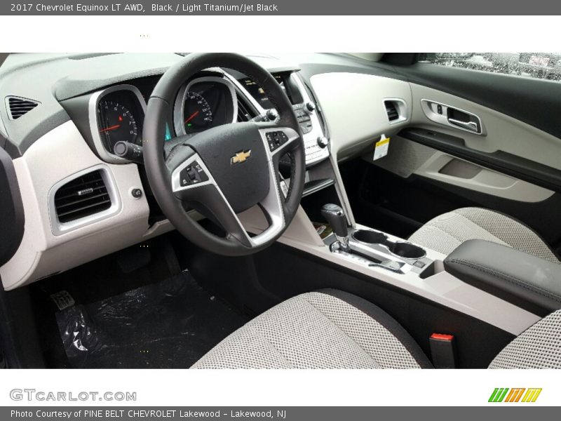 Black / Light Titanium/Jet Black 2017 Chevrolet Equinox LT AWD