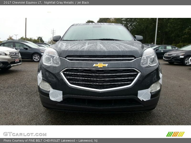 Nightfall Gray Metallic / Jet Black 2017 Chevrolet Equinox LT