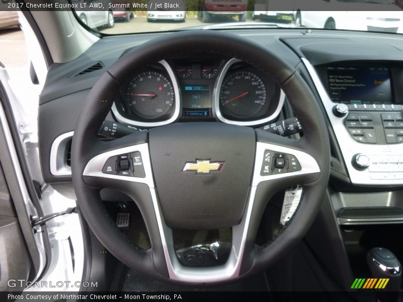 Summit White / Jet Black 2017 Chevrolet Equinox LT AWD