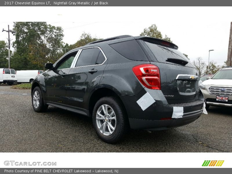 Nightfall Gray Metallic / Jet Black 2017 Chevrolet Equinox LT