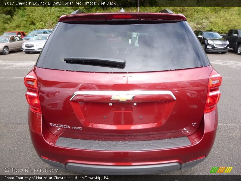 Siren Red Tintcoat / Jet Black 2017 Chevrolet Equinox LT AWD