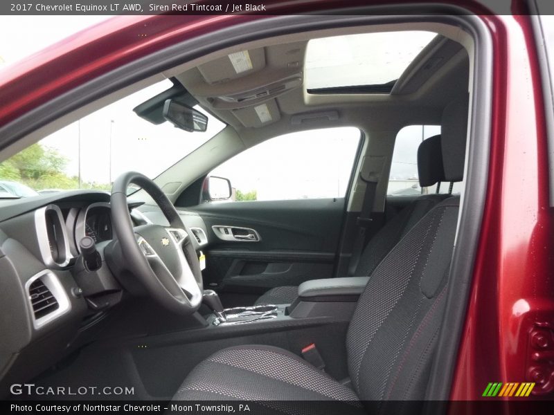 Siren Red Tintcoat / Jet Black 2017 Chevrolet Equinox LT AWD