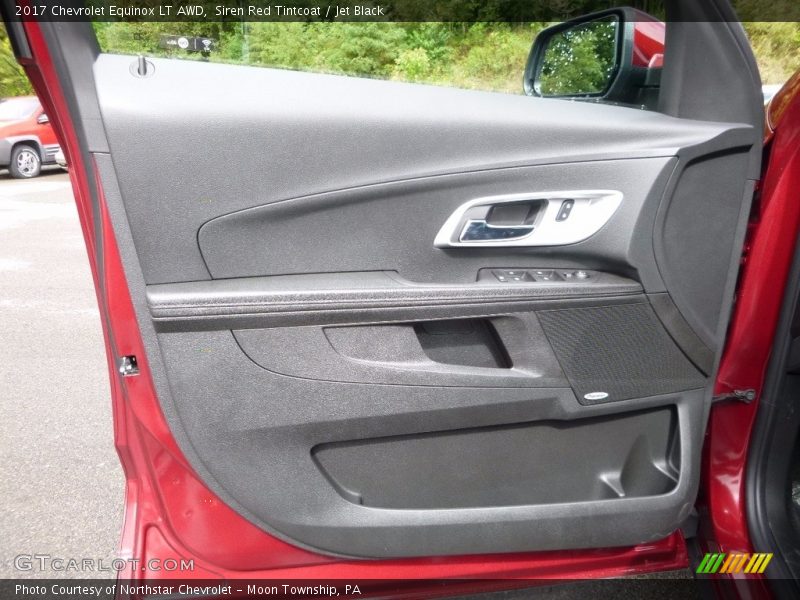 Siren Red Tintcoat / Jet Black 2017 Chevrolet Equinox LT AWD