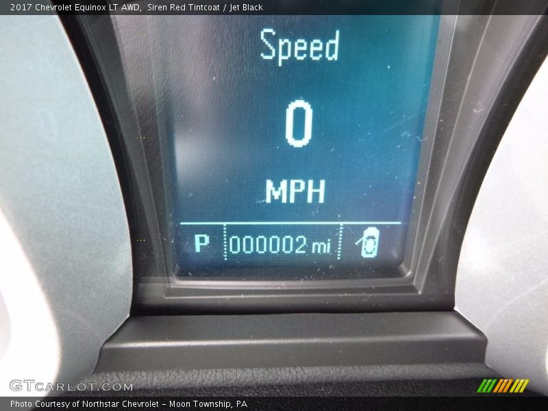 Siren Red Tintcoat / Jet Black 2017 Chevrolet Equinox LT AWD