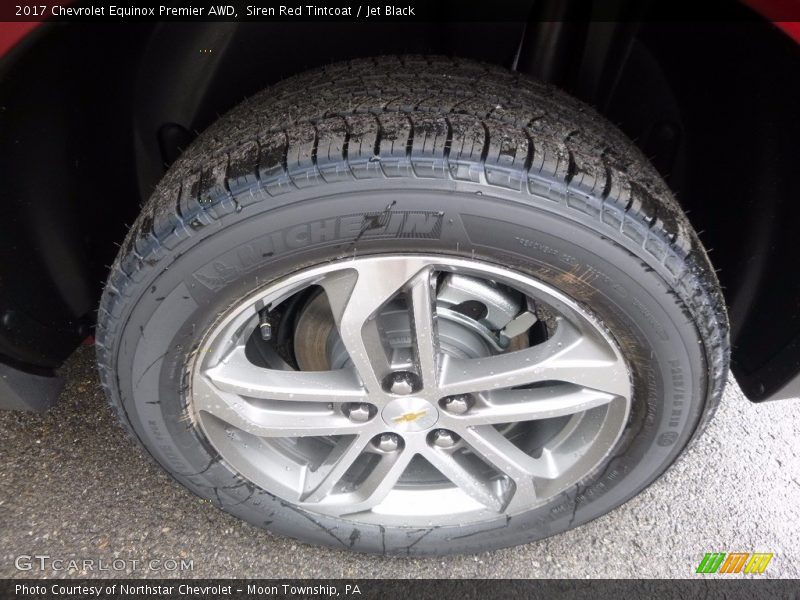 Siren Red Tintcoat / Jet Black 2017 Chevrolet Equinox Premier AWD