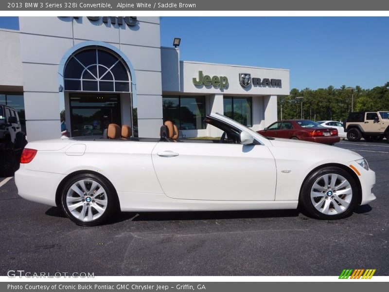 Alpine White / Saddle Brown 2013 BMW 3 Series 328i Convertible