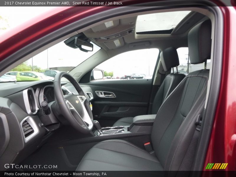 Siren Red Tintcoat / Jet Black 2017 Chevrolet Equinox Premier AWD