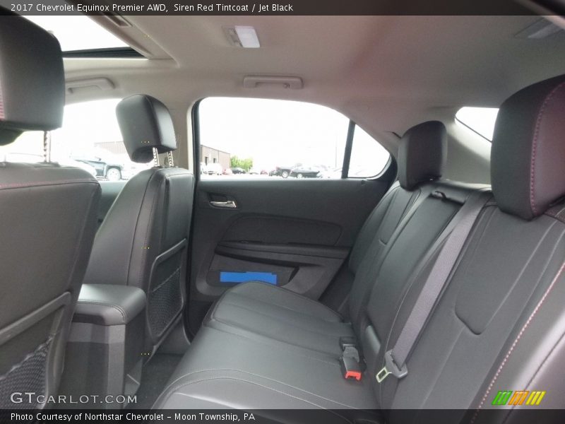Siren Red Tintcoat / Jet Black 2017 Chevrolet Equinox Premier AWD