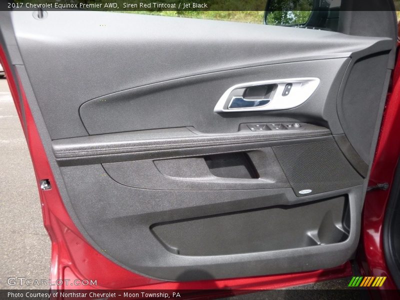 Siren Red Tintcoat / Jet Black 2017 Chevrolet Equinox Premier AWD