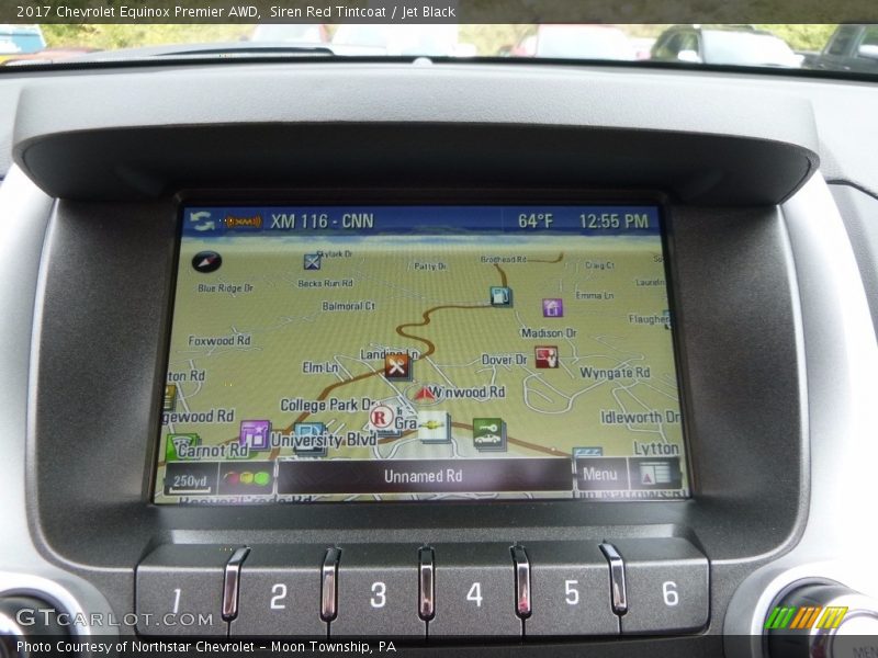 Siren Red Tintcoat / Jet Black 2017 Chevrolet Equinox Premier AWD