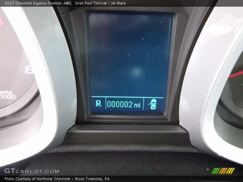 Siren Red Tintcoat / Jet Black 2017 Chevrolet Equinox Premier AWD