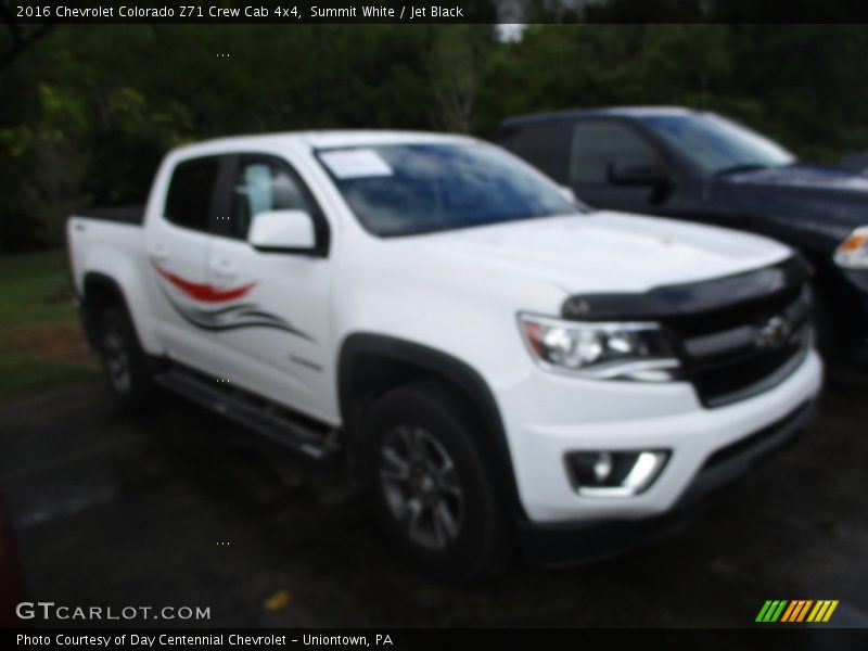 Summit White / Jet Black 2016 Chevrolet Colorado Z71 Crew Cab 4x4