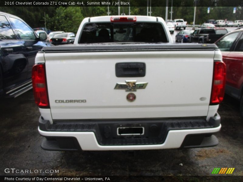 Summit White / Jet Black 2016 Chevrolet Colorado Z71 Crew Cab 4x4