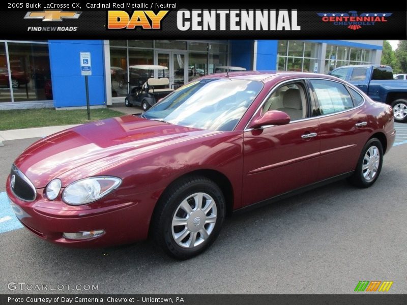 Cardinal Red Metallic / Neutral 2005 Buick LaCrosse CX