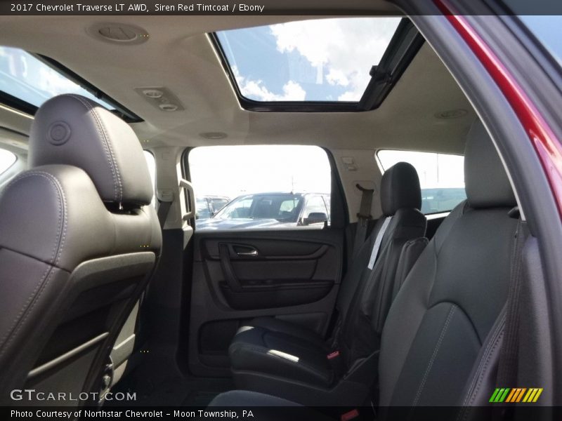 Siren Red Tintcoat / Ebony 2017 Chevrolet Traverse LT AWD
