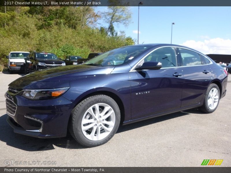Blue Velvet Metallic / Jet Black 2017 Chevrolet Malibu LT