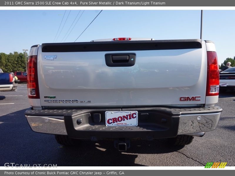 Pure Silver Metallic / Dark Titanium/Light Titanium 2011 GMC Sierra 1500 SLE Crew Cab 4x4