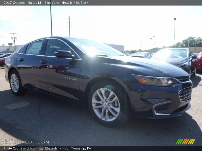 Blue Velvet Metallic / Jet Black 2017 Chevrolet Malibu LT