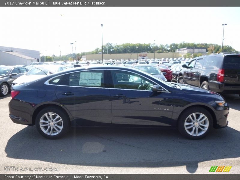 Blue Velvet Metallic / Jet Black 2017 Chevrolet Malibu LT