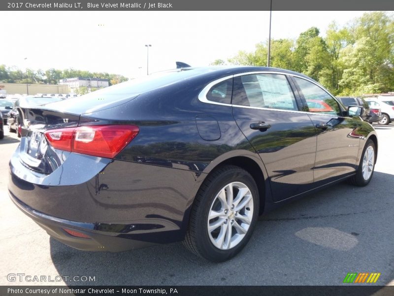 Blue Velvet Metallic / Jet Black 2017 Chevrolet Malibu LT