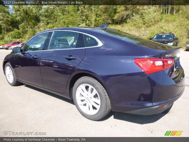 Blue Velvet Metallic / Jet Black 2017 Chevrolet Malibu LT