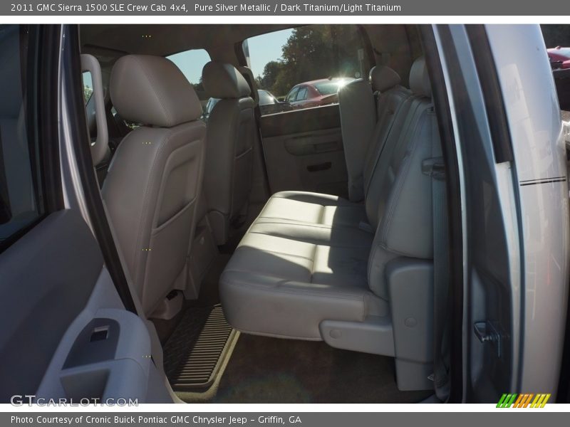 Pure Silver Metallic / Dark Titanium/Light Titanium 2011 GMC Sierra 1500 SLE Crew Cab 4x4