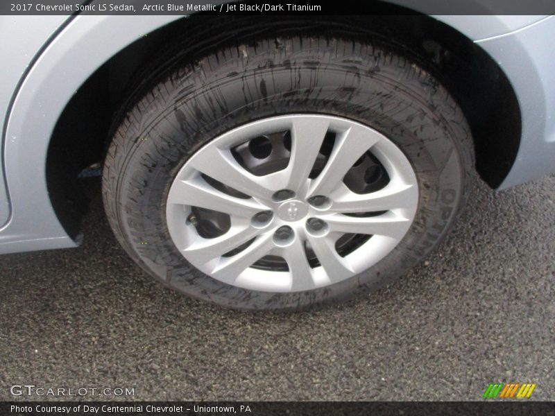 Arctic Blue Metallic / Jet Black/Dark Titanium 2017 Chevrolet Sonic LS Sedan