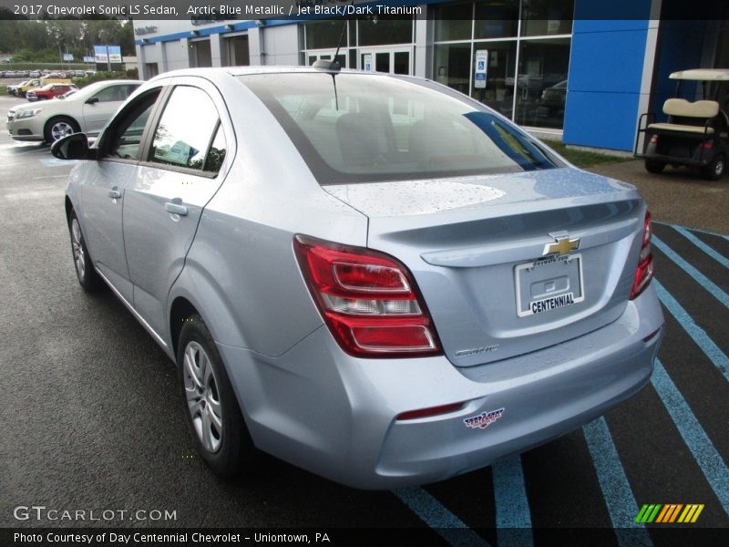 Arctic Blue Metallic / Jet Black/Dark Titanium 2017 Chevrolet Sonic LS Sedan