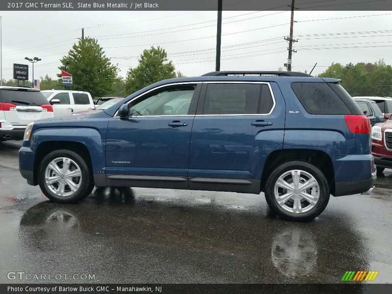 Slate Blue Metallic / Jet Black 2017 GMC Terrain SLE