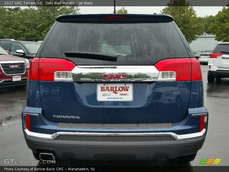 Slate Blue Metallic / Jet Black 2017 GMC Terrain SLE