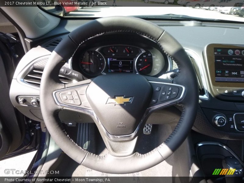 Blue Velvet Metallic / Jet Black 2017 Chevrolet Malibu LT