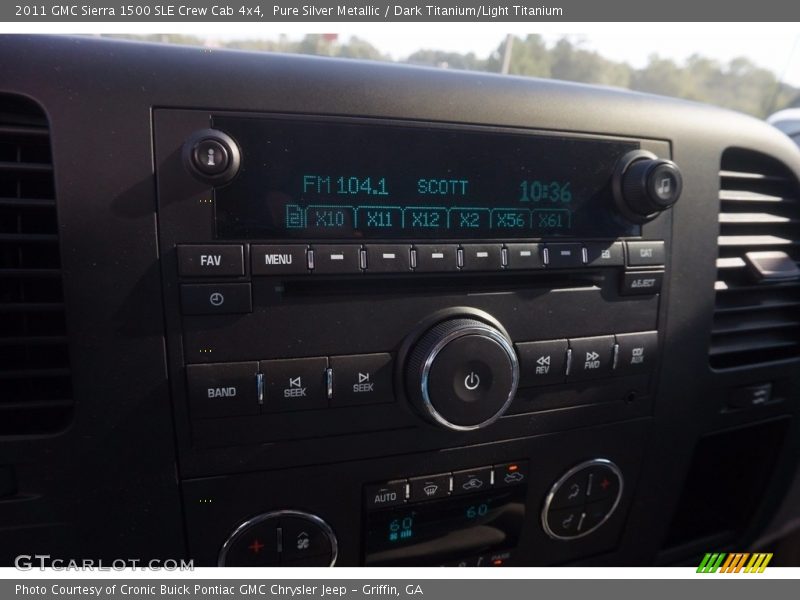Pure Silver Metallic / Dark Titanium/Light Titanium 2011 GMC Sierra 1500 SLE Crew Cab 4x4