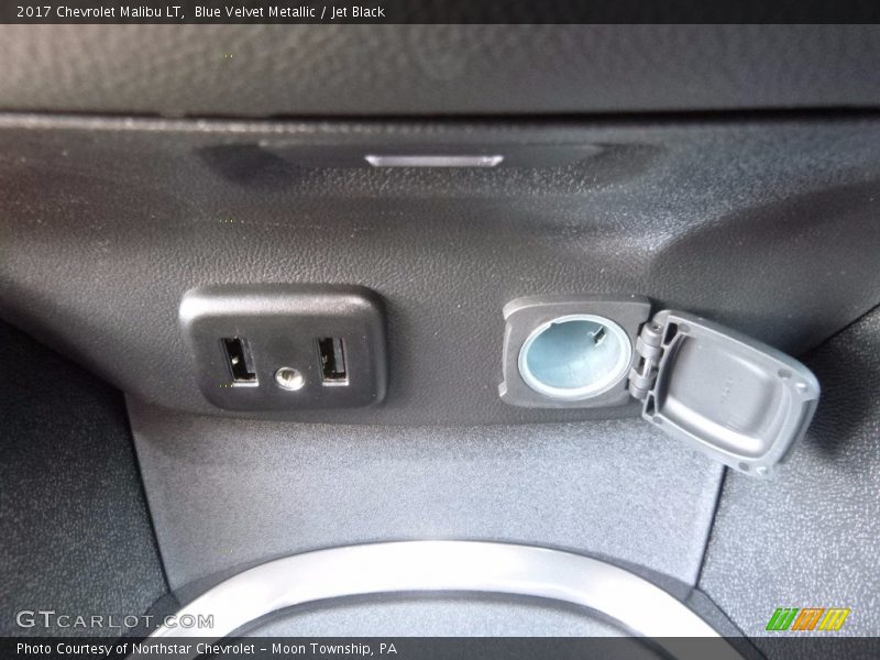 Blue Velvet Metallic / Jet Black 2017 Chevrolet Malibu LT
