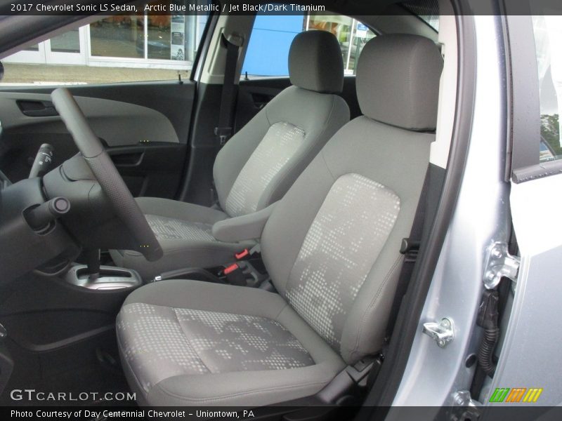 Arctic Blue Metallic / Jet Black/Dark Titanium 2017 Chevrolet Sonic LS Sedan