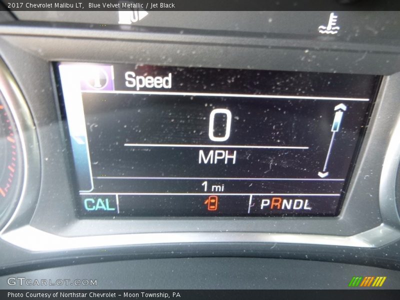 Blue Velvet Metallic / Jet Black 2017 Chevrolet Malibu LT