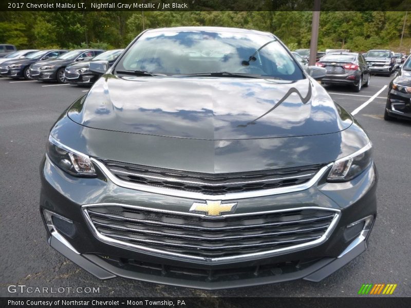 Nightfall Gray Metallic / Jet Black 2017 Chevrolet Malibu LT