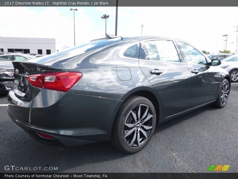 Nightfall Gray Metallic / Jet Black 2017 Chevrolet Malibu LT