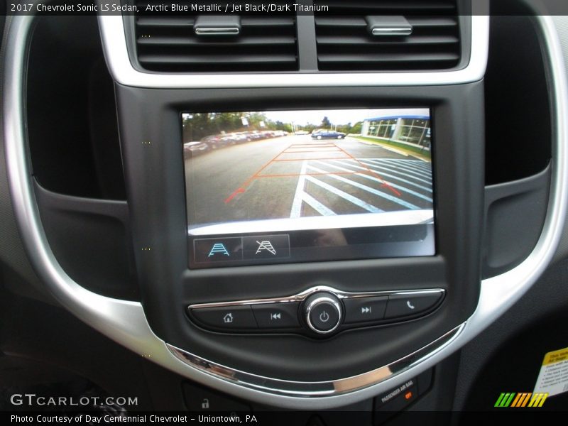 Arctic Blue Metallic / Jet Black/Dark Titanium 2017 Chevrolet Sonic LS Sedan