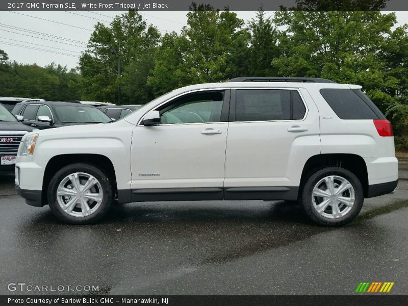 White Frost Tricoat / Jet Black 2017 GMC Terrain SLE