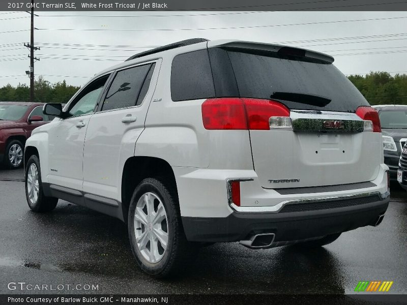 White Frost Tricoat / Jet Black 2017 GMC Terrain SLE