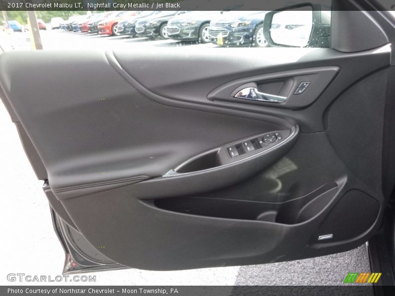Nightfall Gray Metallic / Jet Black 2017 Chevrolet Malibu LT