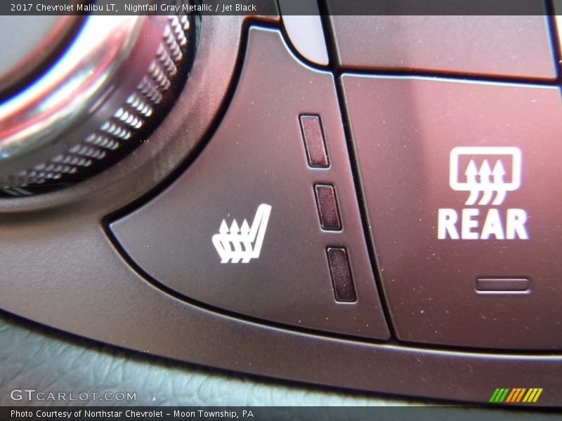 Nightfall Gray Metallic / Jet Black 2017 Chevrolet Malibu LT