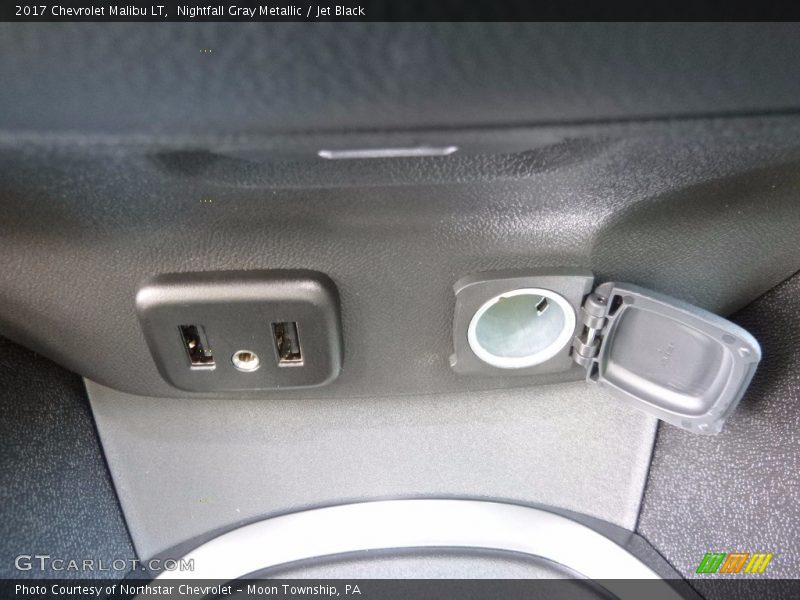 Nightfall Gray Metallic / Jet Black 2017 Chevrolet Malibu LT