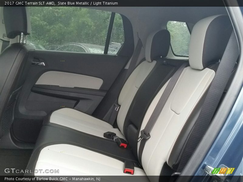 Slate Blue Metallic / Light Titanium 2017 GMC Terrain SLT AWD