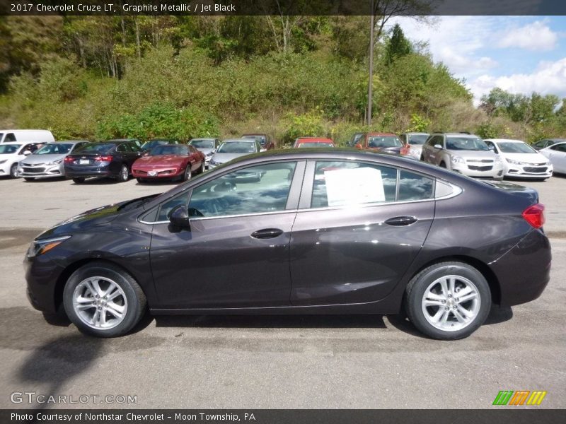 Graphite Metallic / Jet Black 2017 Chevrolet Cruze LT